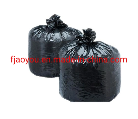 2022 Black Carrier Refuse Sacks Pet Dog Waste Bin Liner Trash Packaging Disposable Plastic Garbage Bag