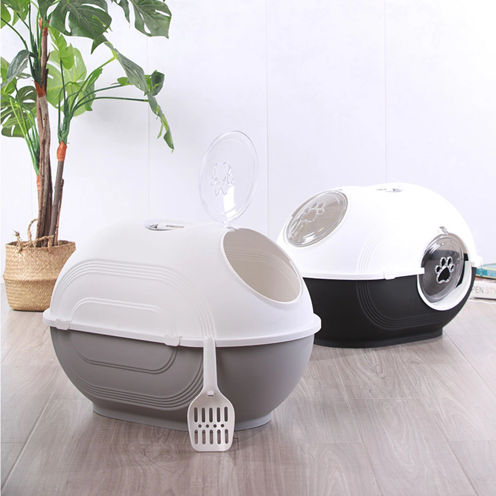 Eggshell Shape Cat Toliet Fully Enclosed Cat Litter Box