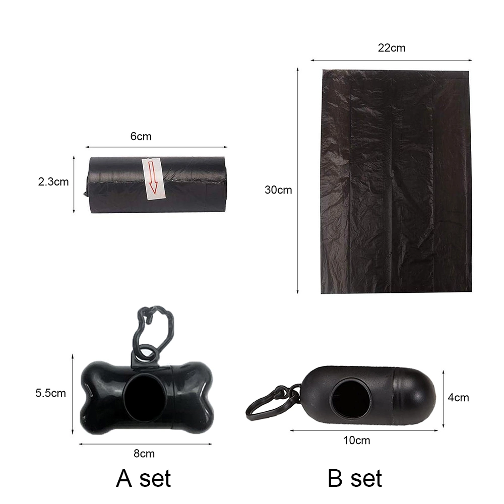 Biodegradable Wholesale Pet Poop Plastic Pack Dog Waste Bag Cat Poop Bag Portable Pet Garbage Bags