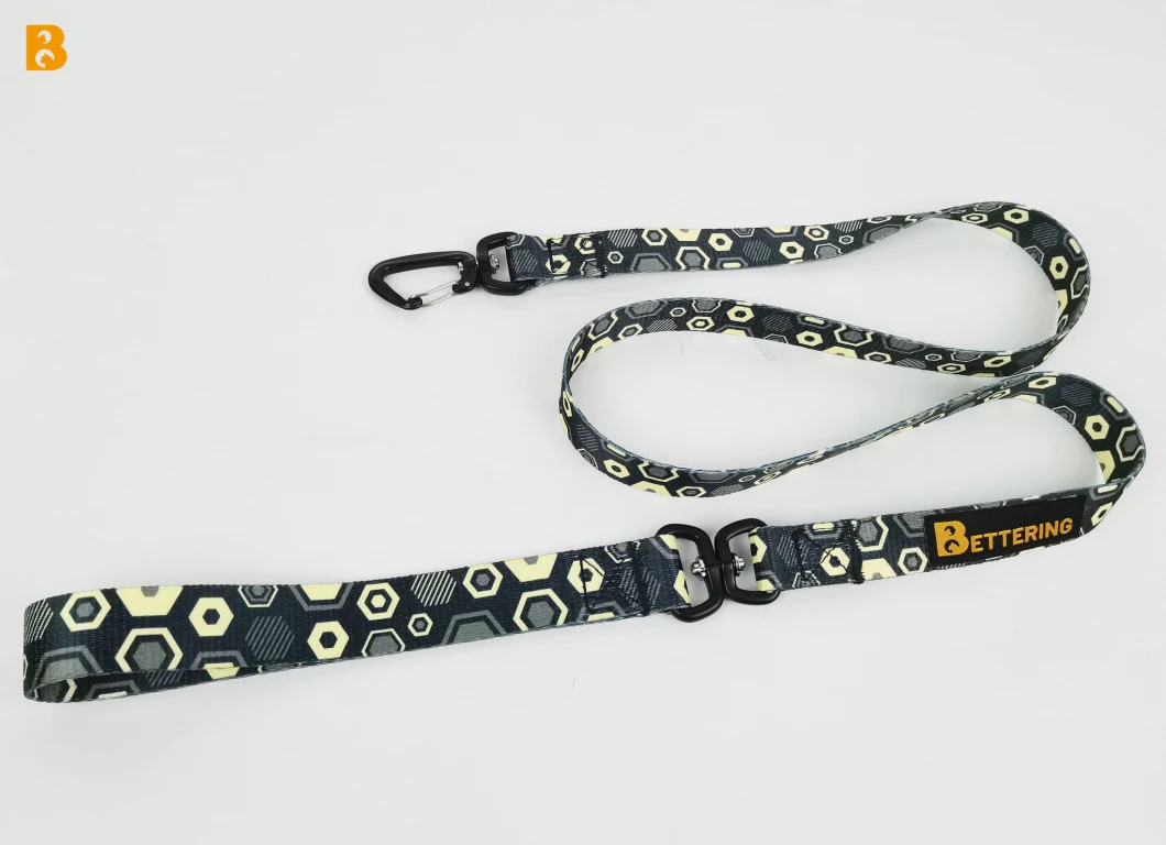 2023 New Design Multicolor Print Aluminum Alloy Pet Leash