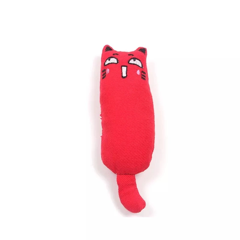 Rustle Sound Catnip Toy Cats Product for Pets Cute Cat Toys for Kitten Teeth Grinding Cat Plush Toy Thumb Pillow Pet Accessories